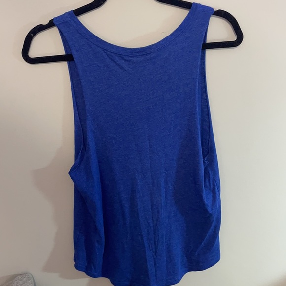 VS Size: XS. Blue KU Jay-hawk tank top SO SOFT - Picture 4 of 4